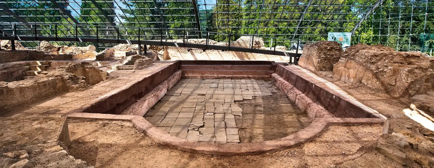 Foto: Staatliche Schlösser und Gärten Baden-Württemberg, Foto: Landesmedienzentrum Baden-Württemberg, Achim Mende Römische Badruine Badenweiler, Innen